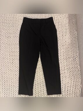 H&M Black Straight-Leg Dress Trousers
